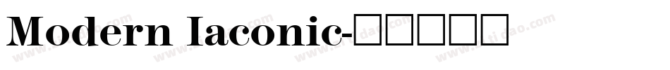 Modern Iaconic字体转换
